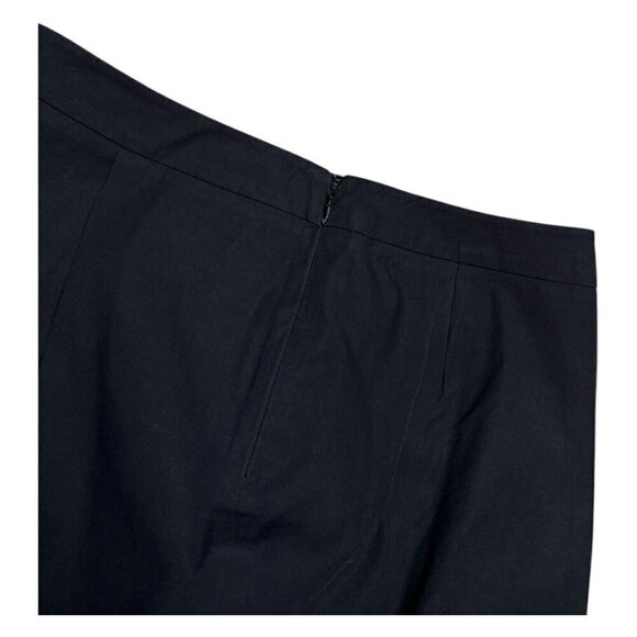 PRADA Vintage Knee-Length Black Ruffle Luxury Designer Skirt Size 4 / Small - Picture 8 of 8